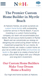 Mobile Screenshot of myrtlebeachcustomhomebuilder.com
