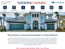 Tablet Screenshot of myrtlebeachcustomhomebuilder.com